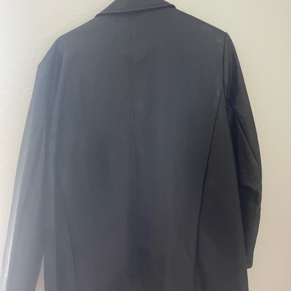 LEATHER BLAZER - Picture 4 of 5